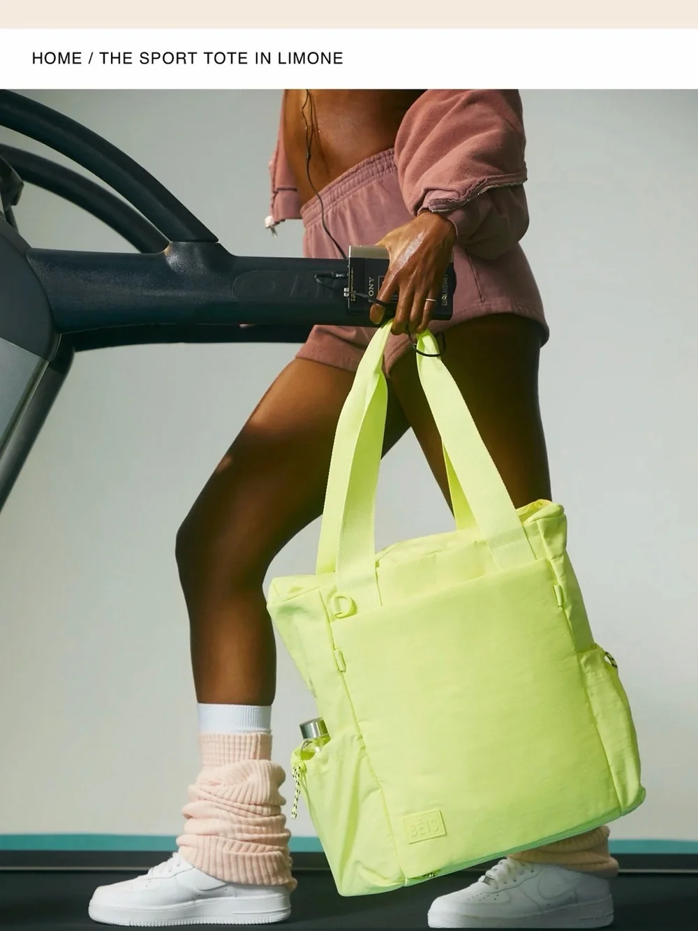 Beis The Sports Tote in Limone
